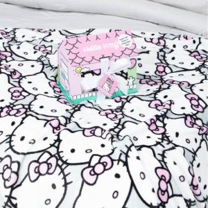 imageJay Franco Minecraft Throw Blanket with Gift Box  Plush Throw Measures 46 x 60 Inches  Super Soft Special Edition Gamer Fleece Bedding Features CreeperWhite  Hello Kitty