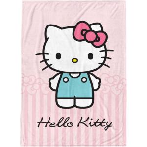 imageJay Franco Plush Throw Blanket  Soft ampamp Comfy 50x70 Inches Throw for Couch or Bed  Cozy Home Dcor for Living Room ampamp Bedroom Pink  Hello Kitty