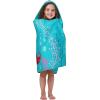 imageJay Franco Disney Minnie Mouse Hooded Bath Towel Measures 22 x 51 Inches  Soft ampamp Cozy Kids Cotton PoolBeach TowelTeal  Little Mermaid