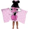 imageJay Franco Disney Minnie Mouse Hooded Bath Towel Measures 22 x 51 Inches  Soft ampamp Cozy Kids Cotton PoolBeach TowelPink  Minnie Mouse
