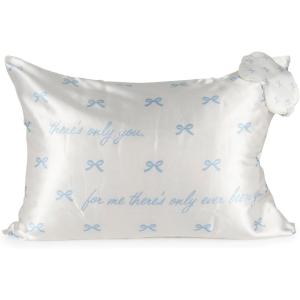 imageJay Franco Satin Pillowcase and Eye Mask Set  Standard Size 20x30 Inch Silky Soft Premium Pillow Cover Pink  The Summer I Turned PrettyBeige  the Summer I Turned Pretty