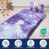 imageJay Franco Kids Slumber Bag and Pillow  54 x 27 Inch Comfy Indoor Sleeping Bag for School and Sleepovers 2 Piece Set Blue  Teenage Mutant Ninja TurtlesPurple  Frozen