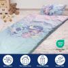 imageJay Franco Kids Slumber Bag and Pillow  54 x 27 Inch Comfy Indoor Sleeping Bag for School and Sleepovers 2 Piece Set Blue  Teenage Mutant Ninja TurtlesMulti  Lilo  Stitch