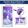 imageJay Franco Kids Slumber Bag and Pillow  54 x 27 Inch Comfy Indoor Sleeping Bag for School and Sleepovers 2 Piece Set Blue  Teenage Mutant Ninja TurtlesPurple  Frozen