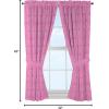 imageJay Franco Disney Princess Friendship Adventures 63quot Decorative CurtainDrapes 4Piece Set 2 Panels 2 Tiebacks