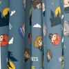 imageJay Franco Kids Window Drapes  4 Piece Curtain Set Includes 2 Tiebacks Beautiful Bedding Room Dcor and Easy Set Up Gray  Harry Potter 63 Inch