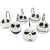 imageDisney Nightmare Before Christmas Jack Skellington 12Piece Shower Curtain Hooks