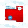 imageJay Franco Kids Nap Mat with Embedded Pillow ampamp Blanket  Soft 46quotx20quot Microfiber Sleeping Bag with Name Tag ampamp Handle for School Travel Sleepover Blue  Monster JamBlue  Spiderman