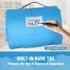 imageJay Franco Kids Nap Mat with Embedded Pillow ampamp Blanket  Soft 46quotx20quot Microfiber Sleeping Bag with Name Tag ampamp Handle for School Travel Sleepover Blue  Monster JamMulti  Cars