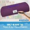imageJay Franco Kids Nap Mat with Embedded Pillow ampamp Blanket  Soft 46quotx20quot Microfiber Sleeping Bag with Name Tag ampamp Handle for School Travel Sleepover Blue  Monster JamGreen  Hulk