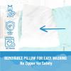 imageJay Franco Kids Nap Mat with Embedded Pillow ampamp Blanket  Soft 46quotx20quot Microfiber Sleeping Bag with Name Tag ampamp Handle for School Travel Sleepover Blue  Monster JamBlue  Bluey