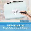 imageJay Franco Kids Nap Mat with Embedded Pillow ampamp Blanket  Soft 46quotx20quot Microfiber Sleeping Bag with Name Tag ampamp Handle for School Travel Sleepover Blue  Monster JamBlue  Bluey
