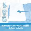 imageJay Franco Kids Nap Mat with Embedded Pillow ampamp Blanket  Soft 46quotx20quot Microfiber Sleeping Bag with Name Tag ampamp Handle for School Travel Sleepover Blue  Monster JamPink  Bluey