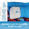 imageJay Franco Kids Nap Mat with Embedded Pillow ampamp Blanket  Soft 46quotx20quot Microfiber Sleeping Bag with Name Tag ampamp Handle for School Travel Sleepover Blue  Monster JamMulti  Cars