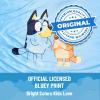 imageJay Franco Kids Nap Mat with Embedded Pillow ampamp Blanket  Soft 46quotx20quot Microfiber Sleeping Bag with Name Tag ampamp Handle for School Travel Sleepover Blue  Monster JamBlue  Bluey
