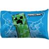 imageJay Franco Kids Sheet Set with Fitted Flat Sheets ampamp Pillow Cover  UltraSoft Bedding with Pillowcase for Room Decor Multi  Minecraft 4 Piece FullBlue  Minecraft Creeper