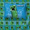 imageJay Franco Kids Sheet Set with Fitted Flat Sheets ampamp Pillow Cover  UltraSoft Bedding with Pillowcase for Room Decor Multi  Minecraft 4 Piece FullBlue  Minecraft Creeper