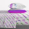 imageJay Franco Kids Sheet Set with Fitted Flat Sheets ampamp Pillow Cover  UltraSoft Bedding with Pillowcase for Room Decor Multi  Minecraft 4 Piece FullPurple  Minecraft