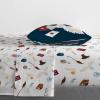 imageJay Franco Kids Sheet Set with Fitted Flat Sheets ampamp Pillow Cover  UltraSoft Bedding with Pillowcase for Room Decor Multi  Spidey ampamp Friends 4 Piece QueenMulti  Harry Potter