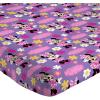 imageJay Franco Kids Sheet Set with Fitted Flat Sheets ampamp Pillow Cover  UltraSoft Bedding with Pillowcase for Room Decor Purple  Minnie Mouse 4 Piece Full