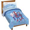 imageJay Franco Kids Comforter Set Includes Sheets and Pillow Covers  Soft and Cozy Bed Set for Stylish Room Decor Light Blue  Spidey ampamp His Amazing Friends 4 Piece Toddler Bed Frame Size Bedding