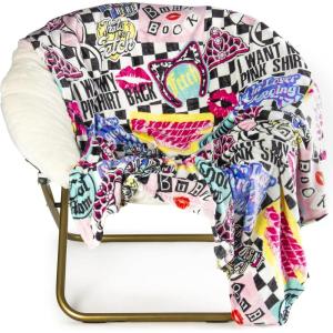 imageJay Franco Plush Throw Blanket  Soft ampamp Comfy 50x70 Inches Throw for Couch or Bed  Cozy Home Dcor for Living Room ampamp Bedroom Multi  Mean Girls