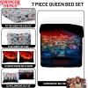 imageJay Franco Comforter Set Includes Sheets and Pillow Covers  Soft and Cozy Bed Set for Stylish Room Decor Multi  Stranger Things 7 Piece Queen Size Bedding