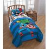 imageMarvel Avengers Good Guys TwinFull Comforter  Super Soft Kids Reversible Bedding features Iron Man Hulk Captain America and Spiderman  Fade Resistant Polyester Official Marvel Product