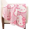 imageJay Franco Disney Minnie Mouse Feather Knit Fluffy Throw Blanket for Girls  Light Pink Bows Fuzzy Blanket Measures 50 x 60 inch  Super Soft Lightweight BeddingPink  Hello Kitty 02
