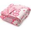 imageJay Franco Disney Minnie Mouse Feather Knit Fluffy Throw Blanket for Girls  Light Pink Bows Fuzzy Blanket Measures 50 x 60 inch  Super Soft Lightweight BeddingPink  Hello Kitty 02