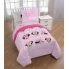 imageJay Franco Minnie Mouse Faces 5 Piece Twin Bed Set Offical Disney Product