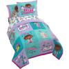 imageJay Franco Disney Junior Doc McStuffins Patchwork 5 Piece Twin Bed Set  Includes Reversible Comforter ampamp Sheet Set  Super Soft Fade Resistant Microfiber Official Disney Junior Product