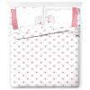 imageJay Franco Kids Sheet Set with Fitted Flat Sheets ampamp Pillow Cover  UltraSoft Bedding with Pillowcase for Room Decor White  Mickey Mouse 4 Piece FullWhite  Minnie Mouse