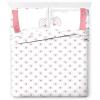 imageJay Franco Kids Sheet Set with Fitted Flat Sheets ampamp Pillow Cover  UltraSoft Bedding with Pillowcase for Room Decor White  Mickey Mouse 4 Piece FullWhite  Minnie Mouse