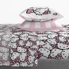 imageJay Franco Kids Sheet Set with Fitted Flat Sheets ampamp Pillow Cover  UltraSoft Bedding with Pillowcase for Room Decor White  Mickey Mouse 4 Piece FullMulti  Hello Kitty
