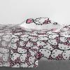 imageJay Franco Kids Sheet Set with Fitted Flat Sheets ampamp Pillow Cover  UltraSoft Bedding with Pillowcase for Room Decor White  Mickey Mouse 4 Piece FullMulti  Hello Kitty