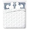 imageJay Franco Kids Sheet Set with Fitted Flat Sheets ampamp Pillow Cover  UltraSoft Bedding with Pillowcase for Room Decor White  Mickey Mouse 4 Piece FullWhite  Mickey Mouse