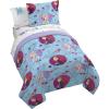 imageDisney Frozen 2 Sister Dots 4 Piece Twin Bed Set  Includes Reversible Comforter ampamp Sheet Set  Super Soft Bedding Features Elsa and Anna  Fade Resistant Polyester Official Disney Product