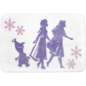 imageJay Franco Disney Frozen ICY Tufted Polyester Bath Rug Kids Bath Features Elsa Anna ampamp Olaf Official Disney ProductWhite  Frozen