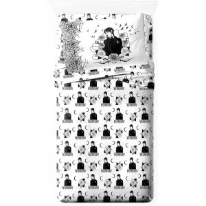 imageJay Franco Kids Sheet Set with Fitted Flat Sheets ampamp Pillow Cover  UltraSoft Bedding with Pillowcase for Room Decor White  Mickey Mouse 4 Piece FullWhite  Wednesday