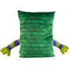 imageJay Franco Nickelodeon Teenage Mutant Ninja Turtles Donatello 3D Snuggle Pillow  Super Soft Green Plush Pillow  Measures 15 InchesGreen  Donatello