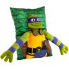 imageJay Franco Nickelodeon Teenage Mutant Ninja Turtles Donatello 3D Snuggle Pillow  Super Soft Green Plush Pillow  Measures 15 InchesGreen  Donatello