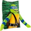 imageJay Franco Nickelodeon Teenage Mutant Ninja Turtles Donatello 3D Snuggle Pillow  Super Soft Green Plush Pillow  Measures 15 InchesGreen  Leonardo