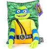 imageJay Franco Nickelodeon Teenage Mutant Ninja Turtles Donatello 3D Snuggle Pillow  Super Soft Green Plush Pillow  Measures 15 InchesGreen  Leonardo