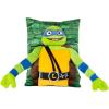imageJay Franco Nickelodeon Teenage Mutant Ninja Turtles Donatello 3D Snuggle Pillow  Super Soft Green Plush Pillow  Measures 15 InchesGreen  Leonardo