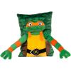 imageJay Franco Nickelodeon Teenage Mutant Ninja Turtles Donatello 3D Snuggle Pillow  Super Soft Green Plush Pillow  Measures 15 InchesGreen  Michaelangelo