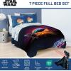 imageJay Franco Kids Comforter Set Includes Sheets and Pillow Covers  Soft and Cozy Bed Set for Stylish Room Decor Black  Marvel Comics 7 Piece Queen Size BeddingBlue  Star Wars 02