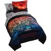 imageJay Franco Kids Comforter Set Includes Sheets and Pillow Covers  Soft and Cozy Bed Set for Stylish Room Decor Black  Marvel Comics 7 Piece Queen Size BeddingMulti  Stranger Things