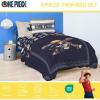 imageJay Franco Kids Comforter Set Includes Sheets and Pillow Covers  Soft and Cozy Bed Set for Stylish Room Decor Black  Marvel Comics 7 Piece Queen Size BeddingBlue  One Piece