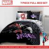imageJay Franco Kids Comforter Set Includes Sheets and Pillow Covers  Soft and Cozy Bed Set for Stylish Room Decor Black  Marvel Comics 7 Piece Queen Size BeddingBlack  Marvel Comics